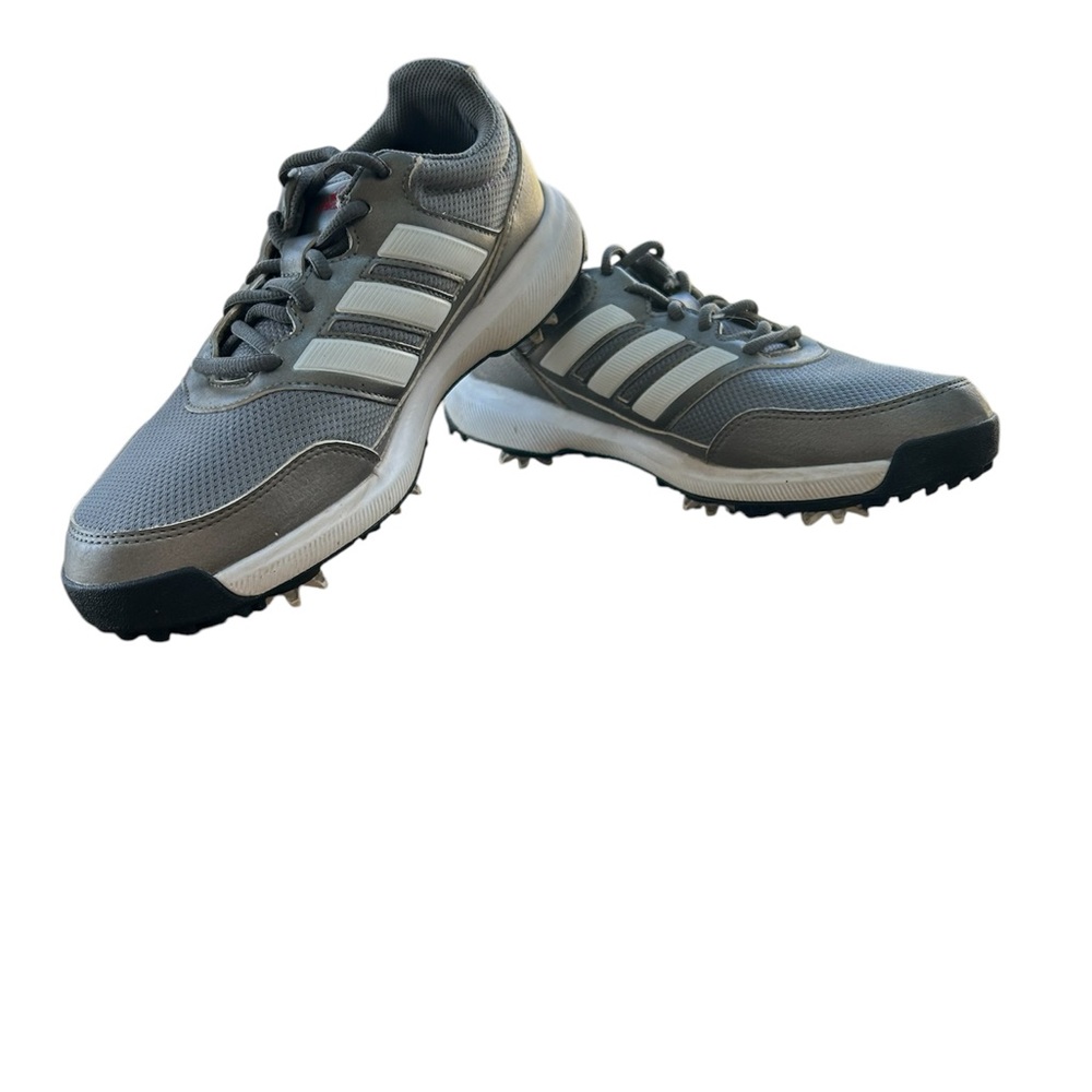 Adidas Gray Golf Shoes with Breathable Mesh. Like new condition!